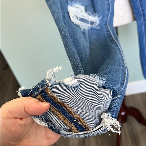 American Eagle Outfitters Blue Classic Dream Stretch Denim Jeans - Picture 4 of 7